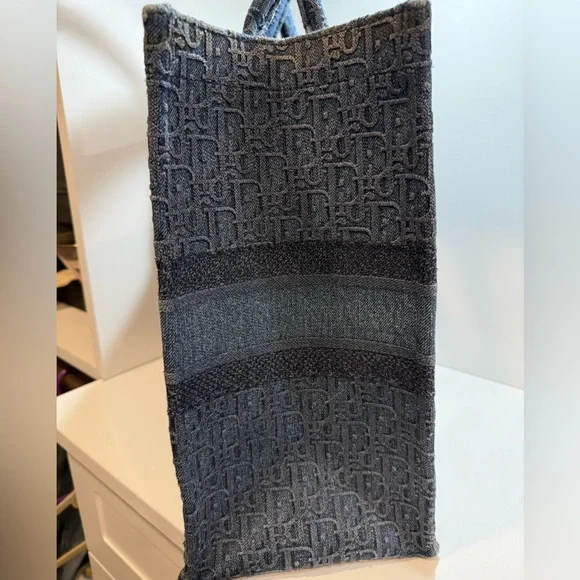 Christian Dior Large Denim Book Tote - Picture 7 of 15